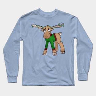 Cute Christmas Wintertime Reindeer T-Shirt And Others Long Sleeve T-Shirt